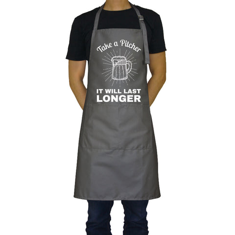 Take a Pitcher, It'll Last Longer - Funny Aprons