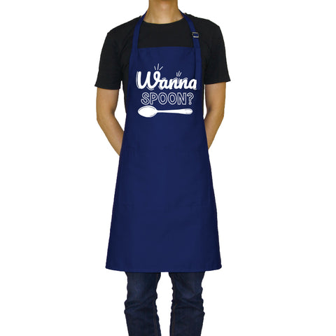 Wanna Spoon? - Funny Aprons