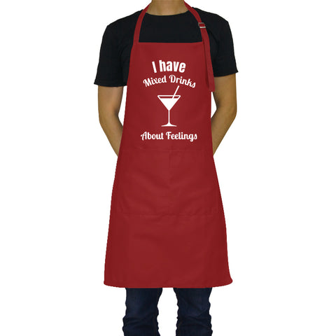 Mixed Drinks about Feelings - Funny Aprons